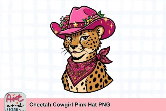 Download Cheetah Cowgirl Pink Hat PNG - Pink Collection