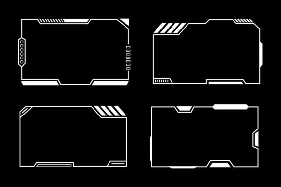 Download Streaming Overlay Borders Frame Scifi - Streaming Collection