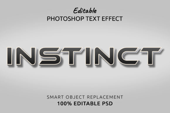 Download Instinct Photoshop Editable Text Effect - Text effect Collection