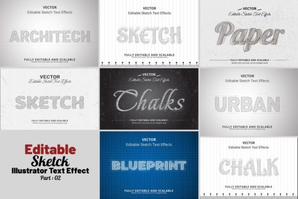 Download Editable Vector Text Effect - Text effect Collection