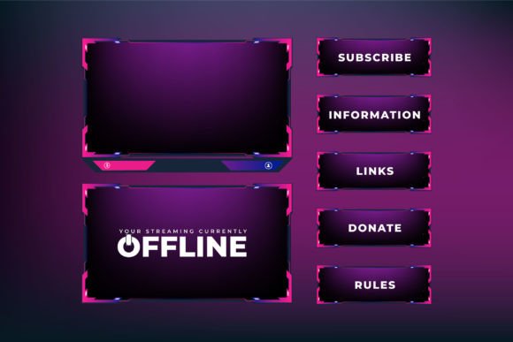 Download Streaming Overlay for Online Gamers - Streaming Collection