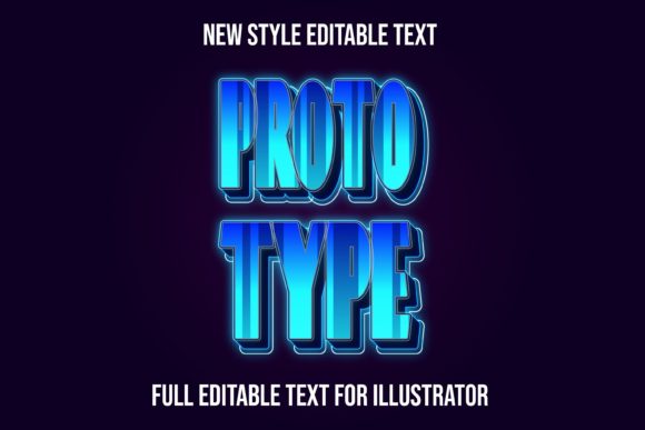 Download Proto Type Text Effect - Text effect Collection