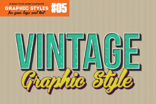 Download 10 Vintage Graphic Style for Adobe Illustrator - Premium Resources
