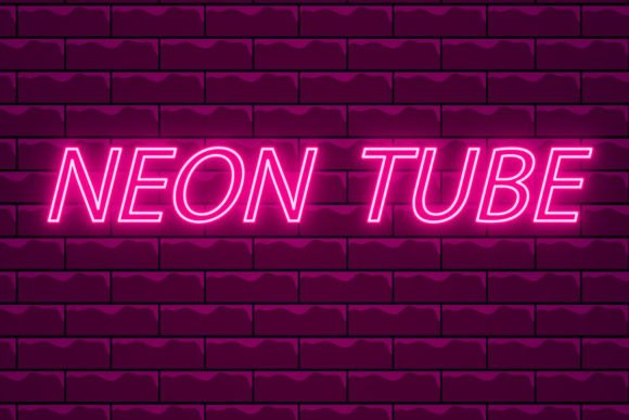 Download Hot Pink Neon Tube Vector Templates - Pink Collection