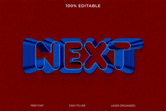 Download 3D Text Style Effect - Text style effect Collection