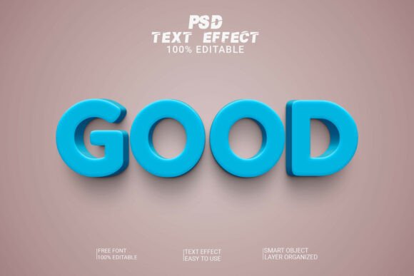 Download Good 3d Text Style Effect - Text style effect Collection