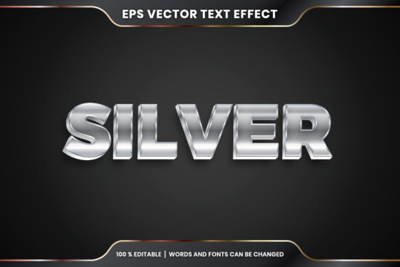 Download Silver Word, Text Effect Editable Style - Text effect Collection