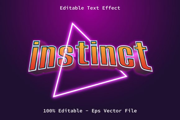 Download Instinct Modern Style Text Effect - Text effect Collection