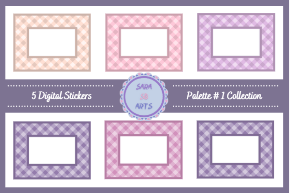Download Digital Frame for Name Label Tag Sticker - Premium Resources
