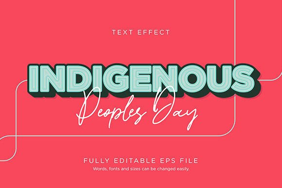 Download Indigenous Text Effect Font Type Vector - Text effect Collection