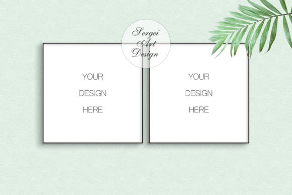 Download Square Black Frame Mockup, Digital Frame - Premium Resources