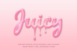 Download Pink Liquid Juice Dropped Text Effect - Text effect Collection